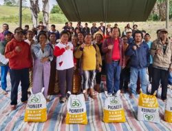 Gotong Royong DPD PDIP Sumut di Tengah Defisit Road Show 6 Ton Benih Jagung P-32 Tiba di Taput