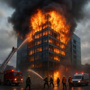 Media Asing Soroti Kebakaran