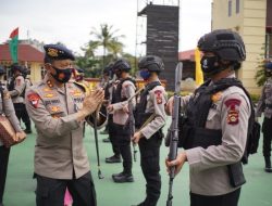 100 Personel Brimob Polda Sulsel Dikirim ke Sumatera Punya Kemampuan Konstruksi Bangunan