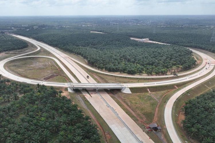 Kemacetan di Jalintim Sumatera