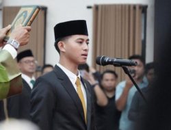Usia 25 Tahun Fahmi Adam Dilantik Jadi Ketua DPRD Gowa